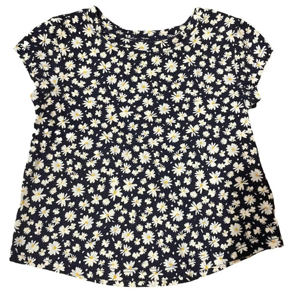 12-18 Months Old Navy 90s Inspired Daisy Floral Short SleeveTee - Picture 1 of 3